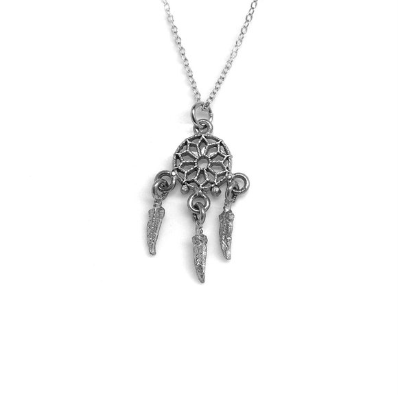 Miniature dreamcatchers Sleep Dream Dreamer Love Gift Charm Necklace - Picture 2 of 2